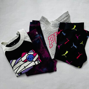 Girls Athletic Workout Leggings and Tees - Size XS/4